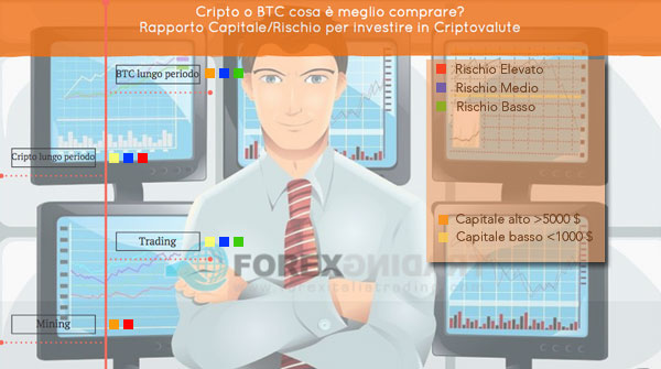 Rapporto Capitale/Rischio acquisto Criptovalute